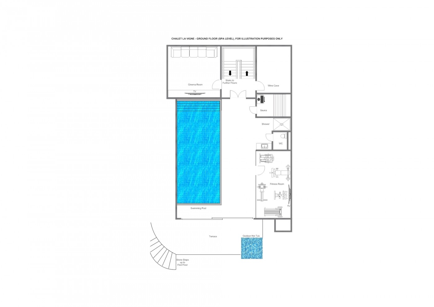 Chalet La Vigne Verbier Floor Plan 4